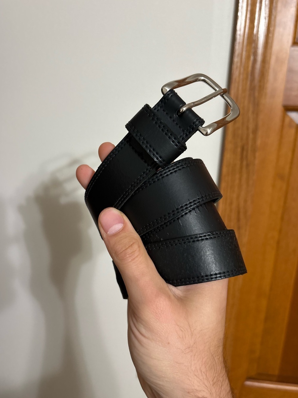Chisel genuine leather black belt